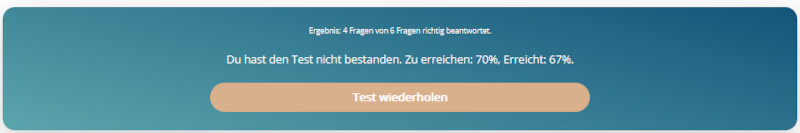 Test Ergebnis