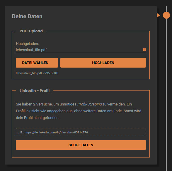 Daten-Upload